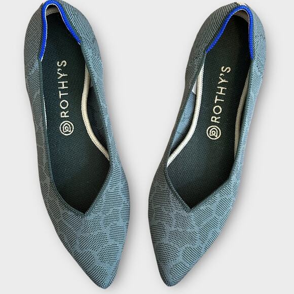 Rothys Safari Pointed Flats Size 12 - Picture 4 of 10